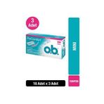 O.B Tampon Mini 16'lı x3