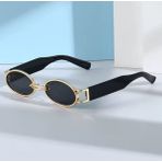 O Can Glasses Vintage Oval Kadın Güneş Gözlüğü - Siyah