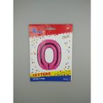O Harf Pembe 100 cm Folyo Balon