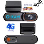 O-kam 2026 4G Araç Içi Kamera ve Görüntülü Araç Takip Sistemi Google Maps 1080P Kamera Gps - Çok Renkli