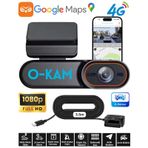 O-Kam 2026 4G Araç Içi Kamera Ve Görüntülü Araç Takip Sistemi Google Maps 1080P Kamera Gps