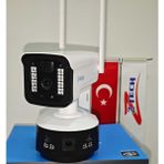 O-KAM-3032 6mp Dual Lens Wıfı Ptz Camera - Beyaz