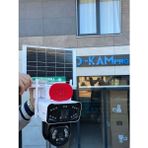O-KAM-3915 4g 6mp Dual Lens Solar Ptz Camera Beyaz - Çok Renkli