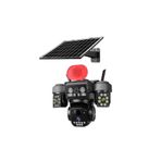 O-KAM 5220 3 Lens Siren + Mikrofon + Hoparlör Wifi Solar Güneş Panelli Kamera
