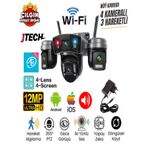 O-kam Ok-203plusw 3mp+3mp+3mp+3mp 12mp Wi-fi Çakarlı 4 Kameralı 1 Ptz Akıllı Kamera