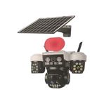 O-KAM Okam 5220 3 Lensli Wifi Solar Güvenlik Kamerası | 360° Ptz, Gece Görüş, Hareket Takip, Güneş Panelli