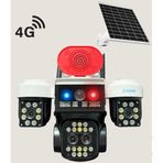 O-kam OKam O-KAM 5051 3 LENS 10X OPTİK ZOOM 4G SOLAR RED SPEAKER PTZ KAMERA