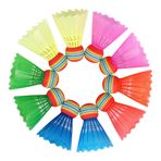 O-Kinee 10 adet Çok Renkli Badminton Shuttlecocks,Premium Naylon Tüy Kararlılık ve Dayanıklılığa Sahip Toplar, İç Mekan Açık Hava Oyunu İçin Yüksek Hızlı Tüy Servisi, Eğlence Aksesuarları