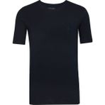 O Yaka Bordo Erkek Tişört - 2XL - Lacivert