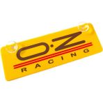 O.z Racing Sarı Dekor Plaka Vantuzlu Cam Süsü 22X7.5CM - Belirtilmemiş