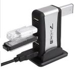 O19C Bolwins 7 Port USB 2.0 Hub Adaptörü, Güç Kaynağı ve Ayaklı, Yüksek Hızlı USB 2.0 Hub (480 MBit/s) PC Dizüstü Bilgisayar, Tak ve Çalıştır için, Dağıtıcı 7 Hub USB