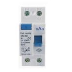 Oag Monofaze 2X40A 300MA Kaçak Akım Rölesi