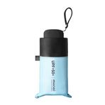 OAICIA Şemsiye Fırtınaya Dayanıklı Küçük Cep Şemsiyesi Rüzgar Geçirmez UV Koruma Ultralight Şemsiye Katlanabilir Dayanıklı Mini Şemsiye Erkekler, Kadınlar, Çocuklar için - Mavi
