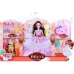Oajfeu 56CM Bebek Takım Elbise Hafif Bebek Barbie (Yurt Dışından) - Beyaz - Siyah