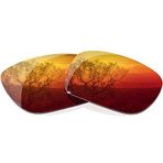 Oak&ban Oakley Holbrook Güneş Gözlüğü için Polarize Yedek Lensler-Çoklu Seçenekler, altın kırmızı, 55mm