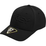 Oakley 6 Panel Stretch Kabartmalı Siyah Erkek Şapka