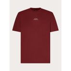 Oakley BARK NEW SS Kırmızı Bisiklet Yaka Normal Düz Erkek T-Shirt