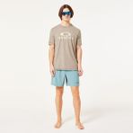 Oakley Bark Sun Erkek Kısa Kollu T-Shirt - Koyu Yeşil - XS - Koyu Yeşil/XS