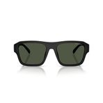 Oakley Erkek Ax4154su Evrensel Fit Kare Güneş Gözlüğü, Mat Siyah/Polarize Yeşil, 56 mm