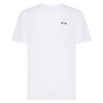 Oakley Erkek FINISH LINE CREW TİŞÖRT Klasik, Mavi: Beyaz, M