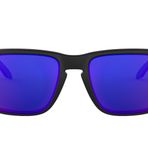 Oakley Erkek Holbrook 910236 55 Güneş Gözlüğü, Matte Black+ Red Iridium