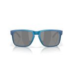 Oakley Erkek Oo9417 Holbrook XL Kare Güneş Gözlüğü, Mat Camgöbeği/Mavi Colorshift/Prizm Siyah Polarize, 59 mm