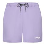 Oakley Erkek Plaj Voleybolu 40 cm Plaj Şortu, Mor, M