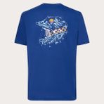 Oakley Fınısh Lıne Crew Tee Erkek T-Shirt OAK.FOA405438-OAK.671 - Mavi