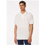 Oakley FOA401724 RELAX POLO Baskılı Beyaz Erkek Polo T-shirt