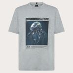 Oakley Futurescape Jellyfish Erkek Kısa Kollu T-Shirt - M - Gri Melanj