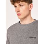 Oakley Gri Erkek Bisiklet Yaka Baskılı Sweatshirt FOA404798 ROAM COMMUTER RC CREW SWE