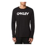 Oakley Mark Iı L/s Tee 2.0 Black/white L Erkek Outdoor T-Shirt - Siyah