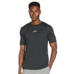Oakley Mens Bark New Ss erkek gömleği Blackout L