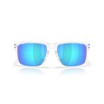 Oakley Oo9487 Holbrook XXL Dikdörtgen Güneş Gözlüğü, Parlak Şeffaf/Prizm Safir Polarize, 61 mm