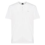 Oakley Regular Fit Düğmeli Bisiklet Yaka T-Shirt, M, FOA404884, White, Erkek