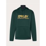 Oakley Sarı - Yeşil Erkek Kapüşonlu Baskılı Sweatshirt FOA402381 RIDER LONG 2.0 HOODIE
