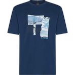 Oakley Skate Tee Erkek T-Shirt - M - Mavi