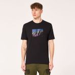 Oakley Snow Caps Siyah Kısa Kollu Erkek T-shirt