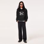 Oakley Summit Peak Erkek Kapüşonlu Sweatshirt - Siyah