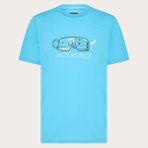 Oakley Sutro Fp Tee Erkek T-Shirt OAK.FOA405485-OAK.642-S1 - M - Mavi
