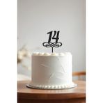 oalpo 14. Yaş Doğum Günü Pastası Kürdanı, Pasta Süsü, Yeniden Kullanılabilir