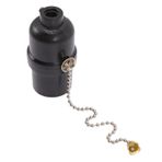 OATIPHO e27 ipli lamba tutucu ışık soketi cam avize duvar tavan lambası kolye aydınlatma armatürleri çekme zincirli duy lamba parçaları nostaljik zamanlayıcı süslemek priz adaptör plastik