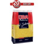 Oba Tel Şehriye Makarna 500 G x 20 Adet | Toplu Kullanım Paketi - 10 kg