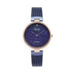 Obaku Denmark V256lhvlml-Dlpd Quartz Hasır Lacivert Safir Cam 32 Mm Kadın Kol Saati