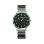 Obaku Denmark V292GXOESS Quartz Çelik Yeşil Safir Cam 40 mm Erkek Kol Saati