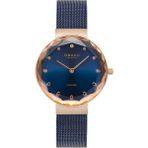 Obaku Denmark V300LXVLML Quartz Çelik Hasır Lacivert Safir Cam 32 mm Kadın Kol Saati - tek ebat