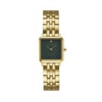 Obaku Denmark V301LXGESG Quartz Çelik Altın Rengi Yeşil Kadran 23 mm Kadın Kol Saati