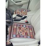 Obam Oto Koltuk Kılıfı (Çift Taraflı )Yıkanabilir Araba Takımı Kilim Kahverengi