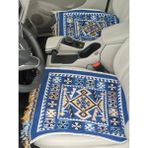 Obam Oto Koltuk Kılıfı (Çift Taraflı )Yıkanabilir Araba Takımı Kilim Mavi Renk FİAT,WW,OPEL,HYUNDAİ,BMW,MERCEDES,HER ARACA UYGUN
