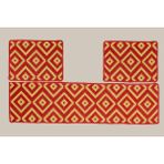 Obam Oto Koltuk Kılıfı (Çift Taraflı )Yıkanabilir Araba Takımı Kilim Sarı-Kırmızı - Sarı - Kırmızı